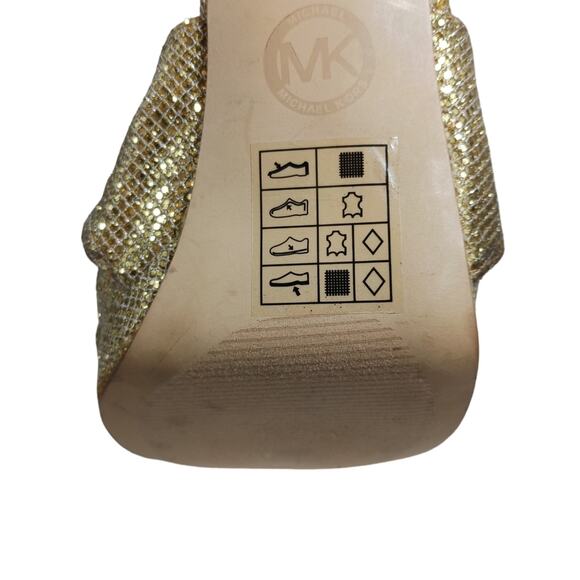 S2652 EUC $140 MICHAEL Michael Kors Diana Platform Sandals size 9.5M - Picture 11 of 12